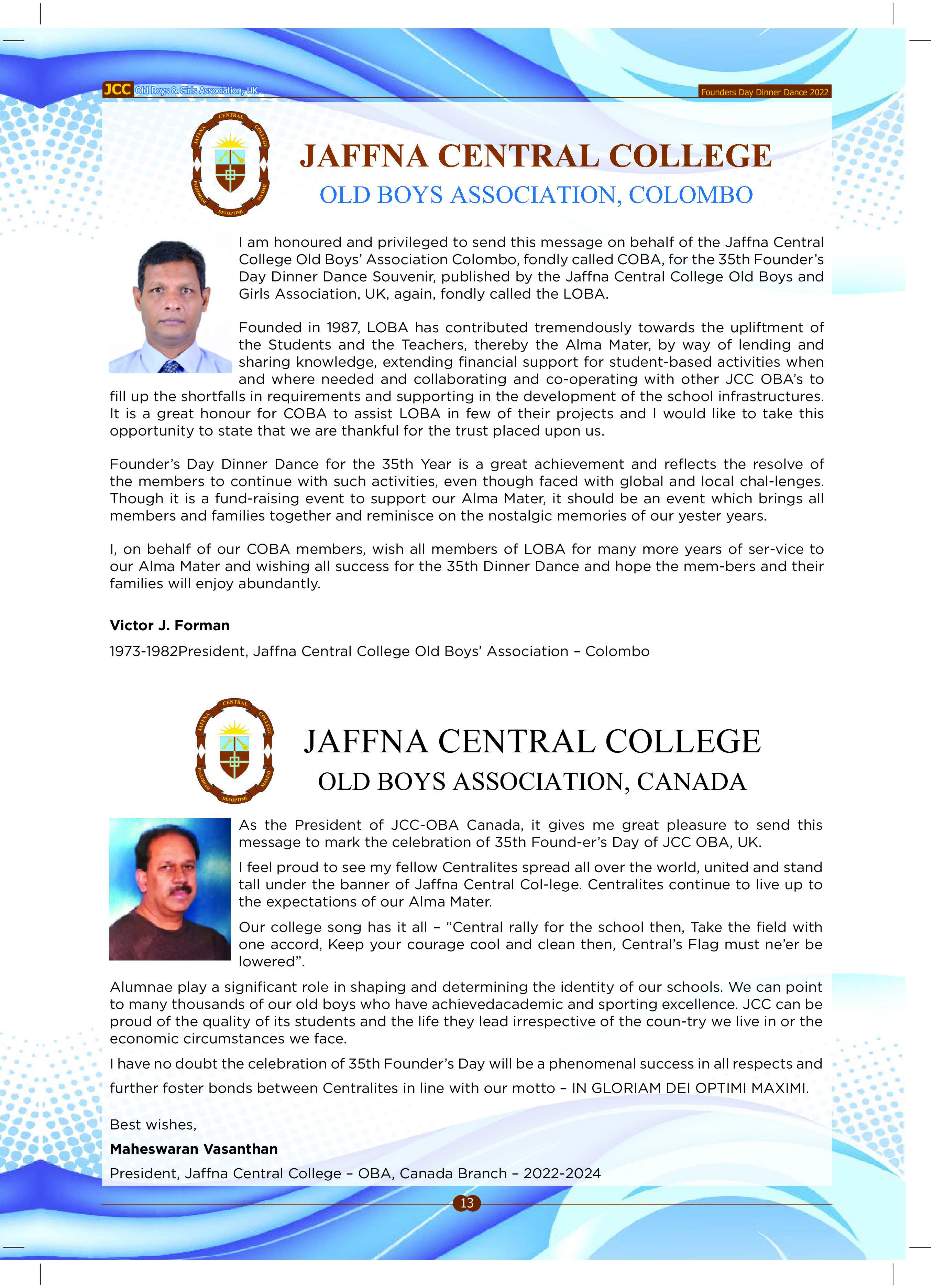 JCC OBA UK Newsletter - 2022 Page 12